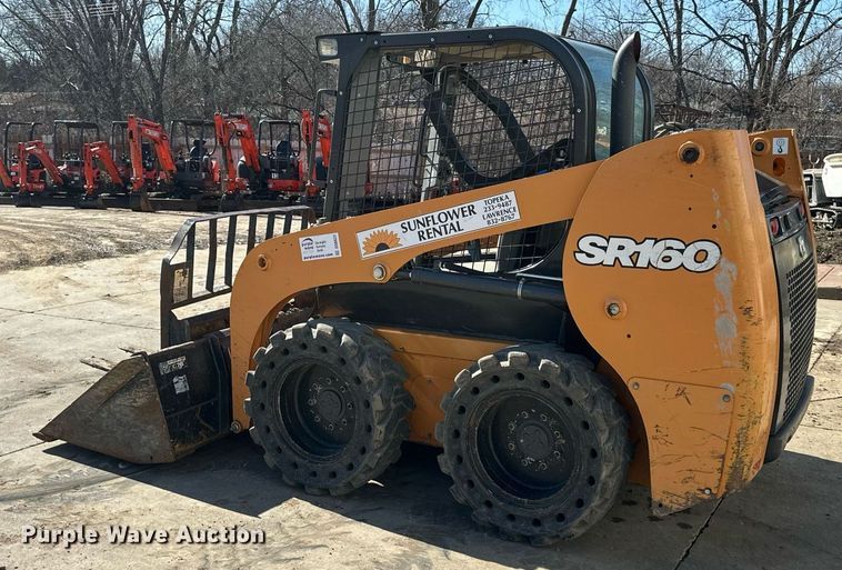 image for item DQ6622 2018 Case SR160 skid steer loader