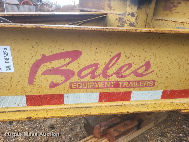 image for item DS5225 1996 Bales equipment trailer