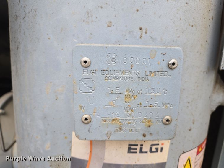 image for item DS5259 2012 ELGi E55-100 air compressor