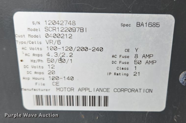 image for item DS5262 2012 JLG 30AM vertical lift