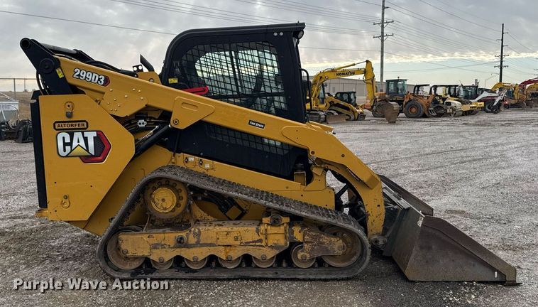 image for item DT0528 2020 Caterpillar 299 D3 tracked skid steer loader