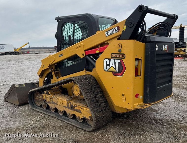 image for item DT0528 2020 Caterpillar 299 D3 tracked skid steer loader