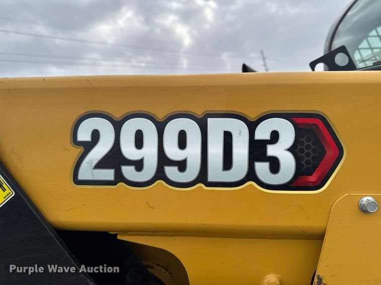 image for item DT0528 2020 Caterpillar 299 D3 tracked skid steer loader
