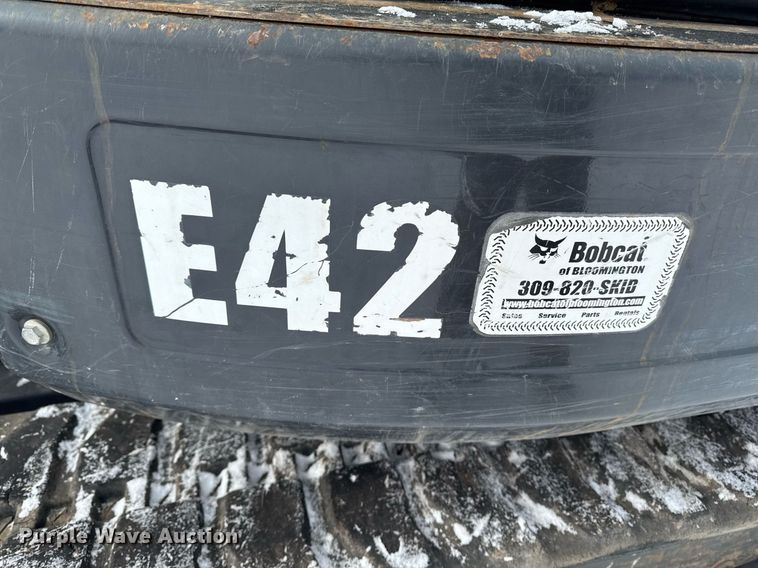 image for item DT0537 2018 Bobcat E42 mini excavator