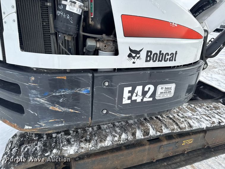 image for item DT0537 2018 Bobcat E42 mini excavator