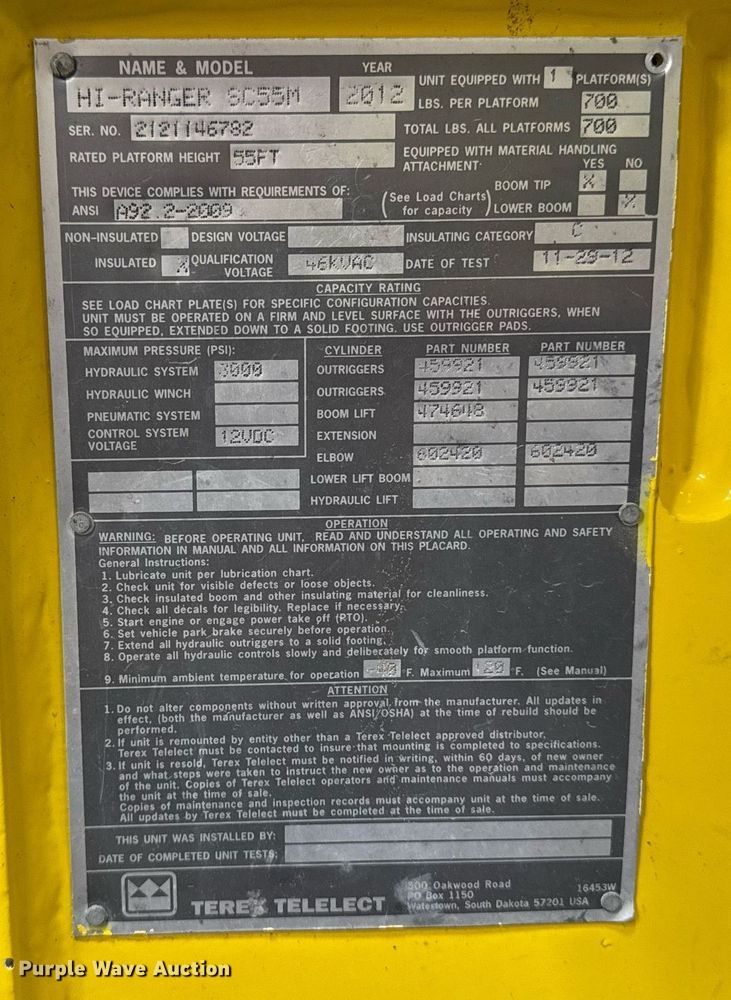 image for item DT0562 2021 Freightliner M2 106 bucket truck