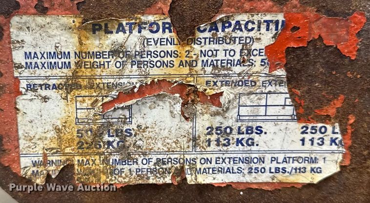 image for item DT0565 2001 Skyjack SJ III 3226 scissor lift