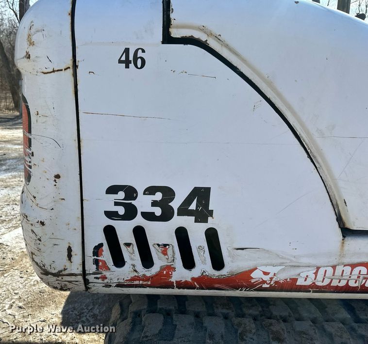 image for item DV0579 2004 Bobcat 334 G mini excavator