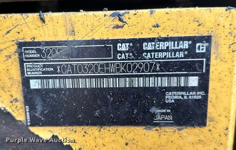 image for item DV0590 2014 Caterpillar 320EL excavator