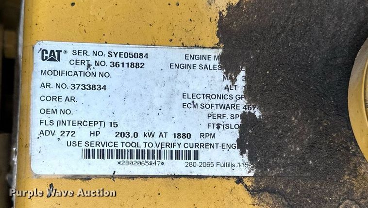 image for item DV0592 2015 Caterpillar 336FLXE excavator