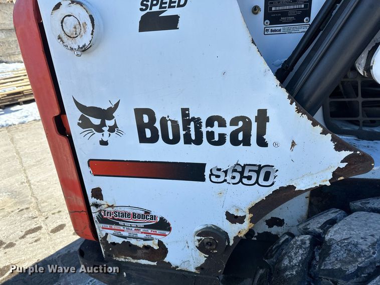 image for item DV0596 2015 Bobcat S650 skid steer loader