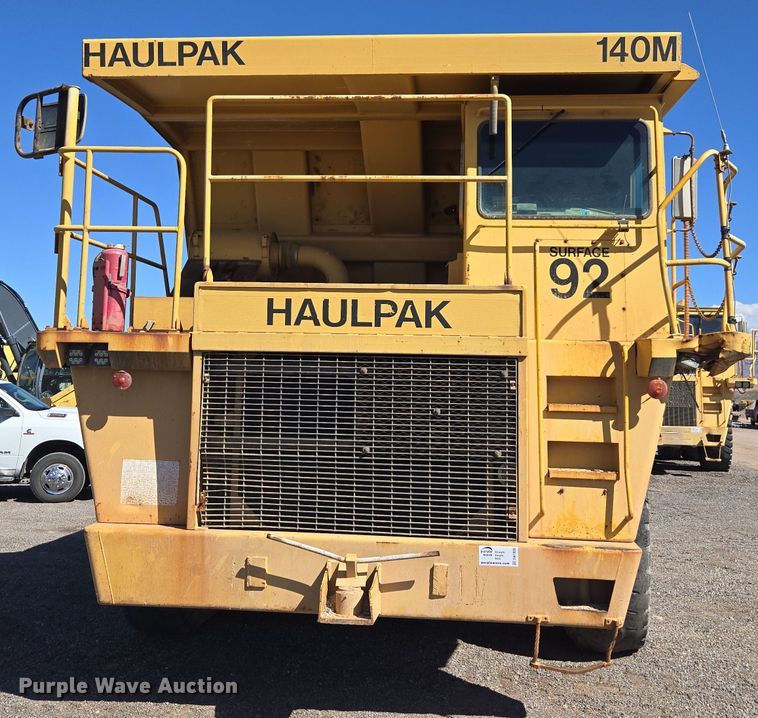 image for item DW1836 1988 Haulpak 140M haul truck
