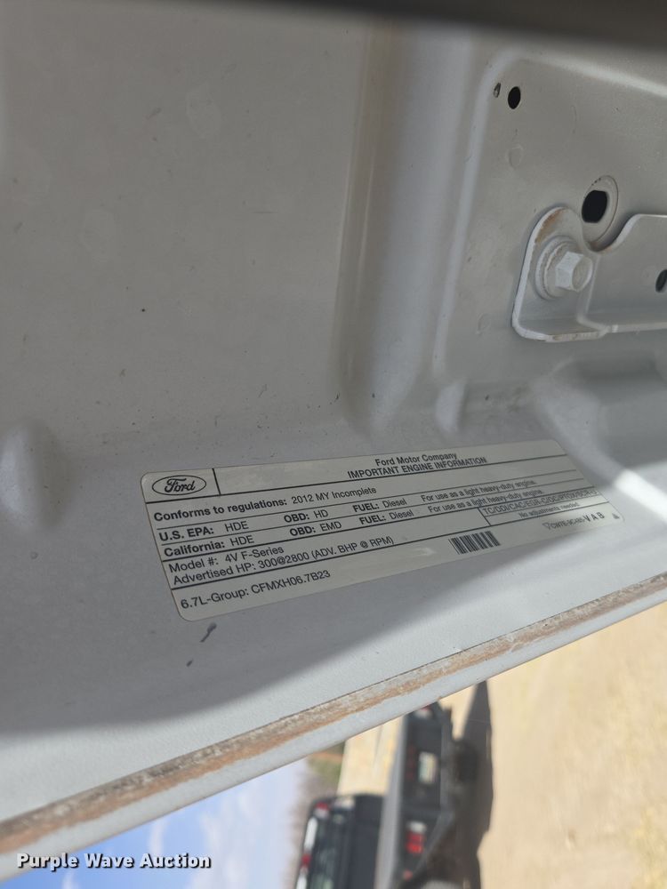 image for item DW1839 2012 Ford F550 Super Duty XL utility / service truck