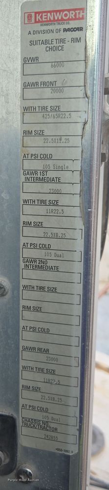 image for item DW1841 2009 Kenworth W900 ready mix truck