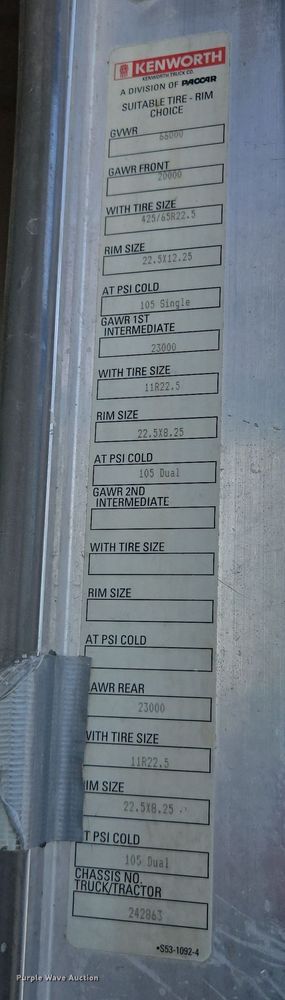 image for item DW1842 2009 Kenworth W900 ready mix truck