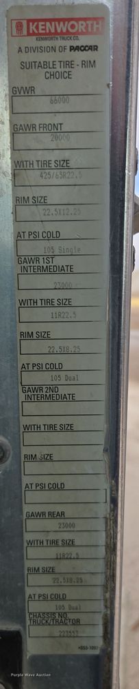 image for item DW1843 2008 Kenworth W900 ready mix truck