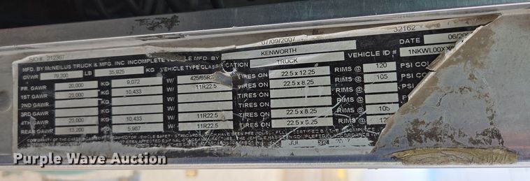 image for item DW1843 2008 Kenworth W900 ready mix truck