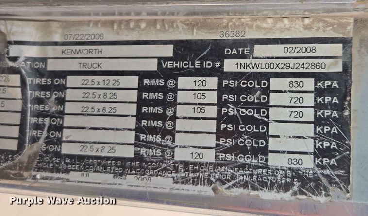 image for item DW1844 2009 Kenworth W900 ready mix truck