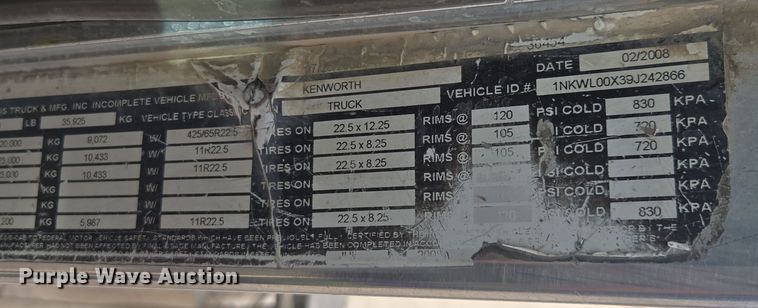 image for item DW1845 2009 Kenworth W900 ready mix truck