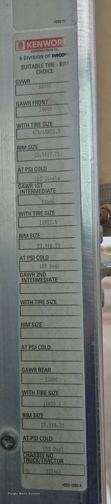 image for item DW1849 2008 Kenworth W900 ready mix truck