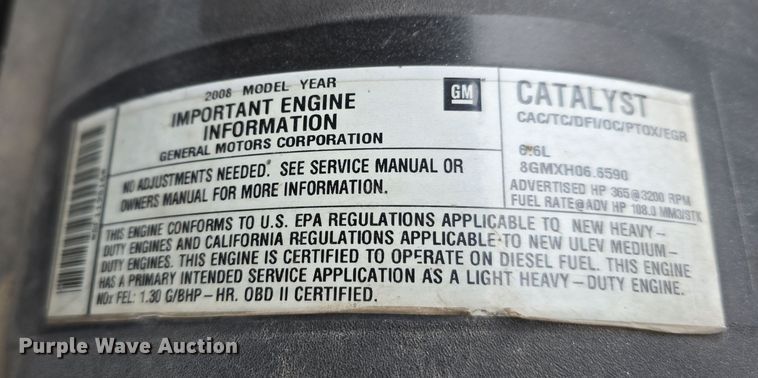 image for item DW3103 2008 Chevrolet Silverado 2500HD Crew Cab pickup truck