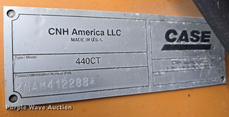 image for item DW3105 2011 Case 440CT Series 3 tracked skid steer loader