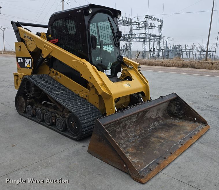 image for item DW3108 2016 Caterpillar 297 D2 tracked skid steer loader