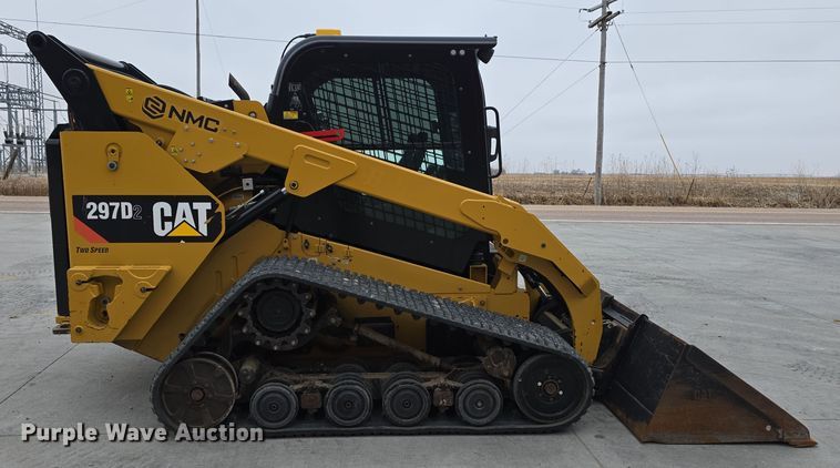 image for item DW3108 2016 Caterpillar 297 D2 tracked skid steer loader