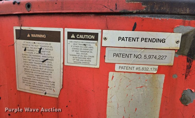 image for item DW3112 2001 Crafco SuperShot SS125 melter applicator