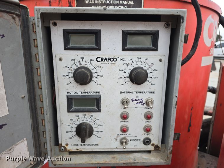 image for item DW3112 2001 Crafco SuperShot SS125 melter applicator