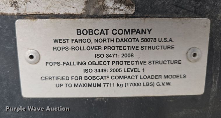 image for item DW3114 2013 Bobcat S650 skid steer loader