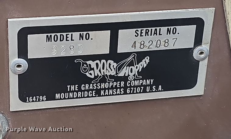 image for item DW3120 Grasshopper 928D ZTR lawn mower