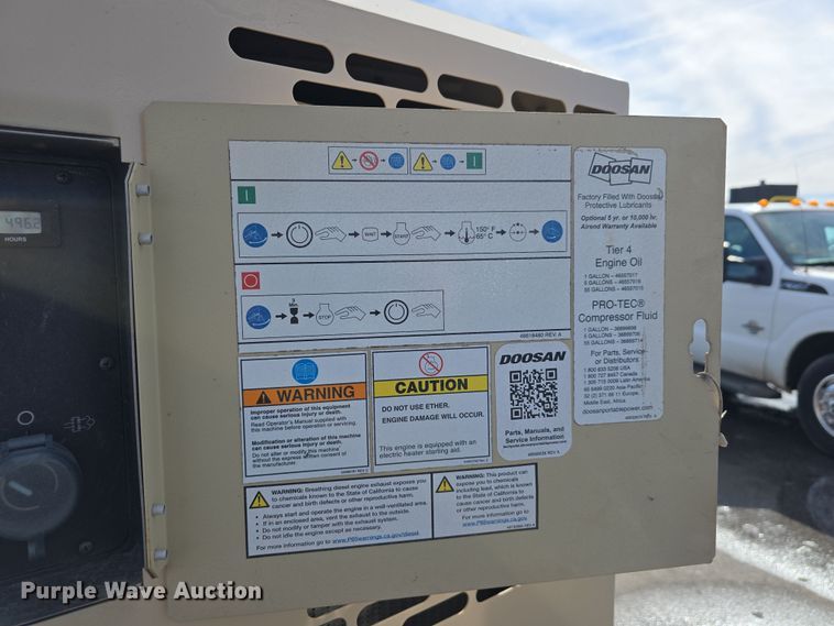 image for item DW3152 2019 Doosan P425/HP375 air compressor