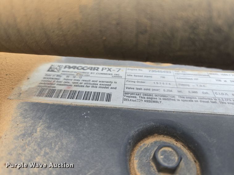 image for item EC3455 2014 Kenworth K370 dump truck