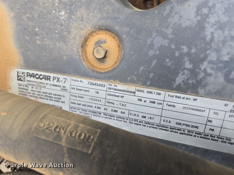 image for item EC3455 2014 Kenworth K370 dump truck