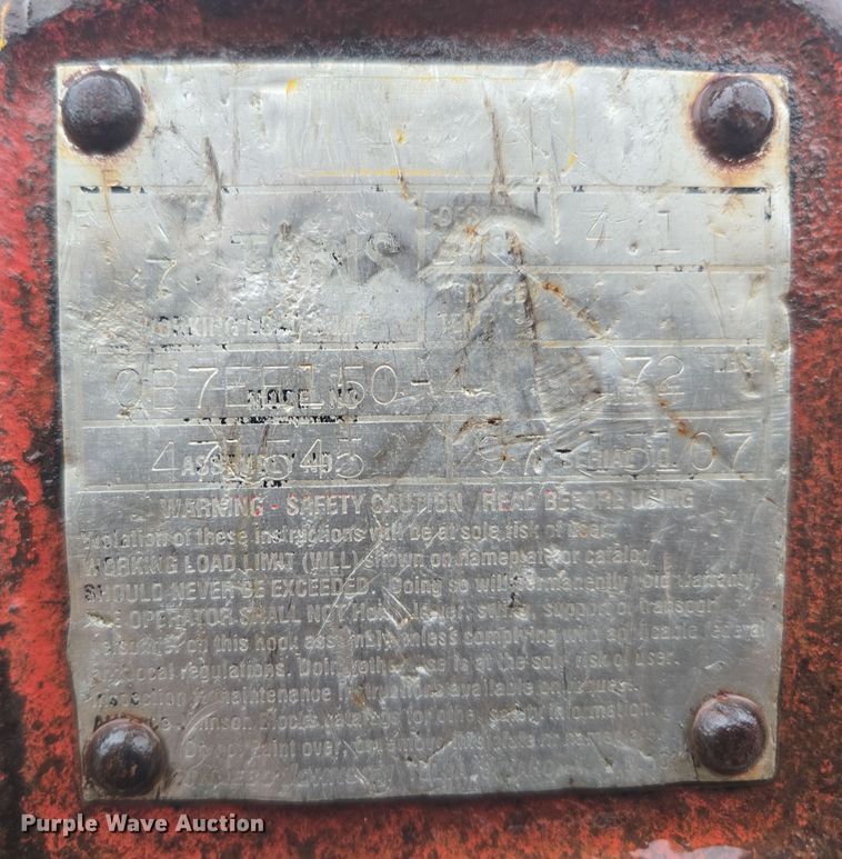 image for item EC3460 2007 International 7500 crane truck