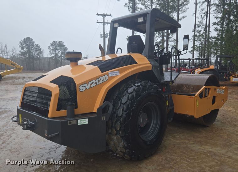 image for item EC3461 2019 Case SV212D single drum vibratory roller