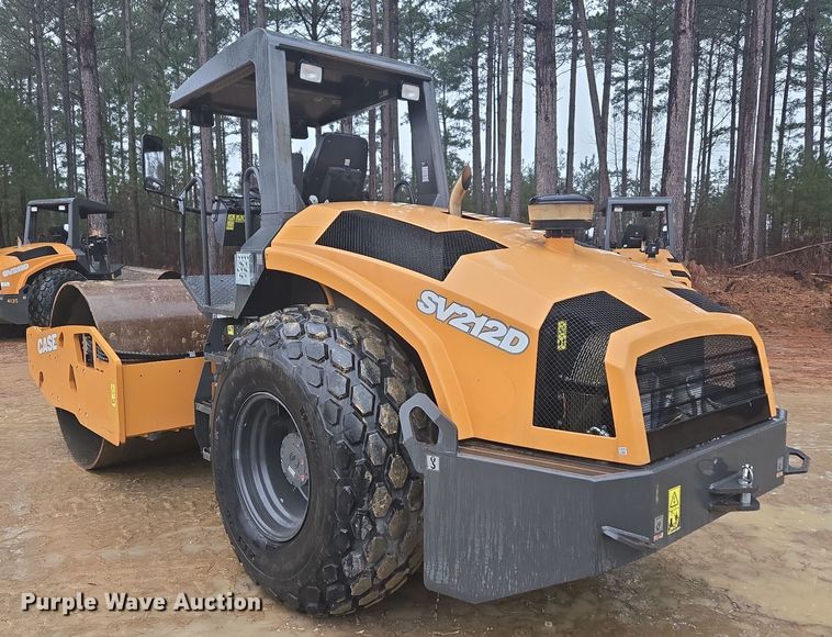 image for item EC3461 2019 Case SV212D single drum vibratory roller