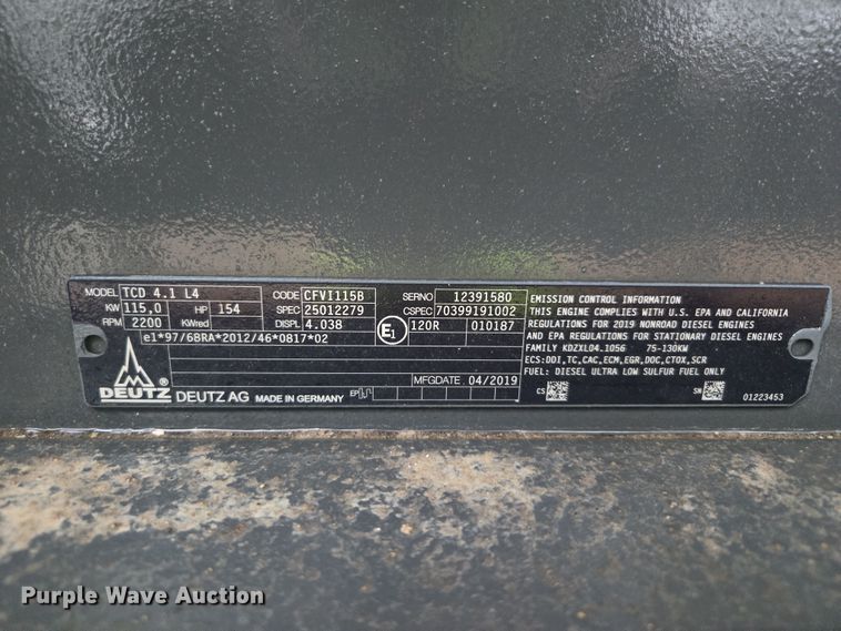 image for item EC3461 2019 Case SV212D single drum vibratory roller