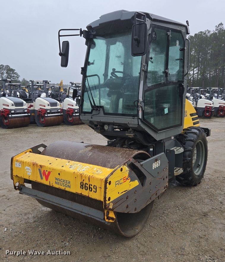 image for item EC3463 2018 Wacker Neuson RC50 single drum vibratory roller