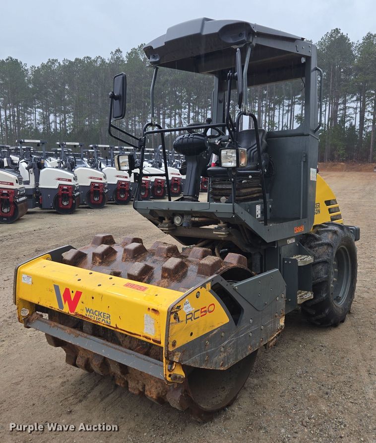 image for item EC3465 2019 Wacker Neuson RC50 single drum vibratory roller
