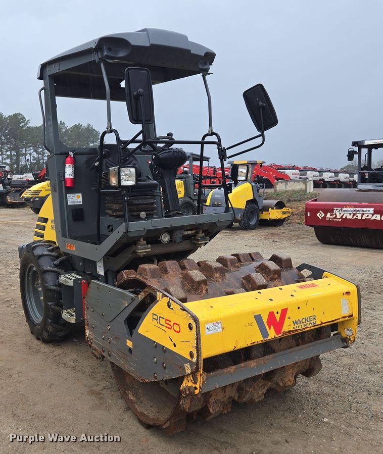 image for item EC3465 2019 Wacker Neuson RC50 single drum vibratory roller