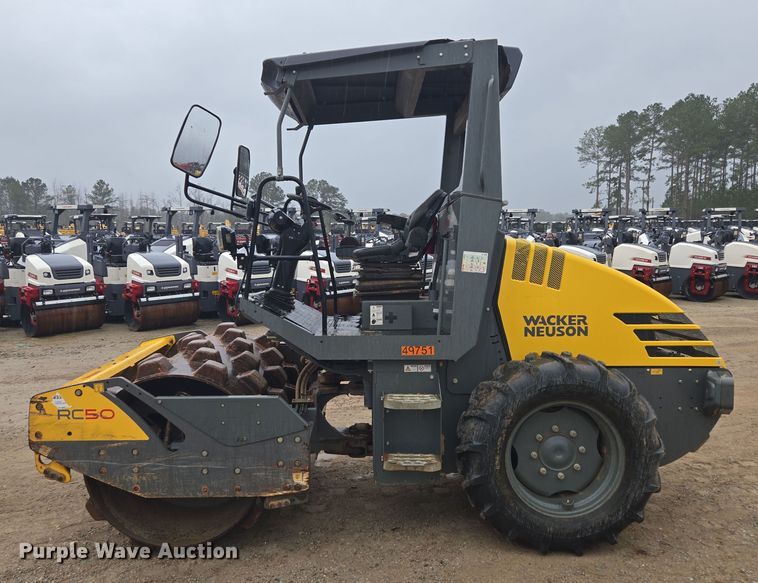 image for item EC3465 2019 Wacker Neuson RC50 single drum vibratory roller