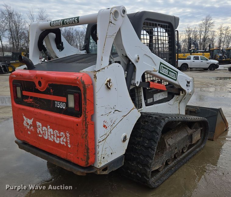 image for item EC3984 2018 Bobcat T590 tracked skid steer loader