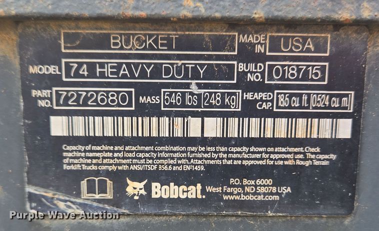 image for item EC3984 2018 Bobcat T590 tracked skid steer loader