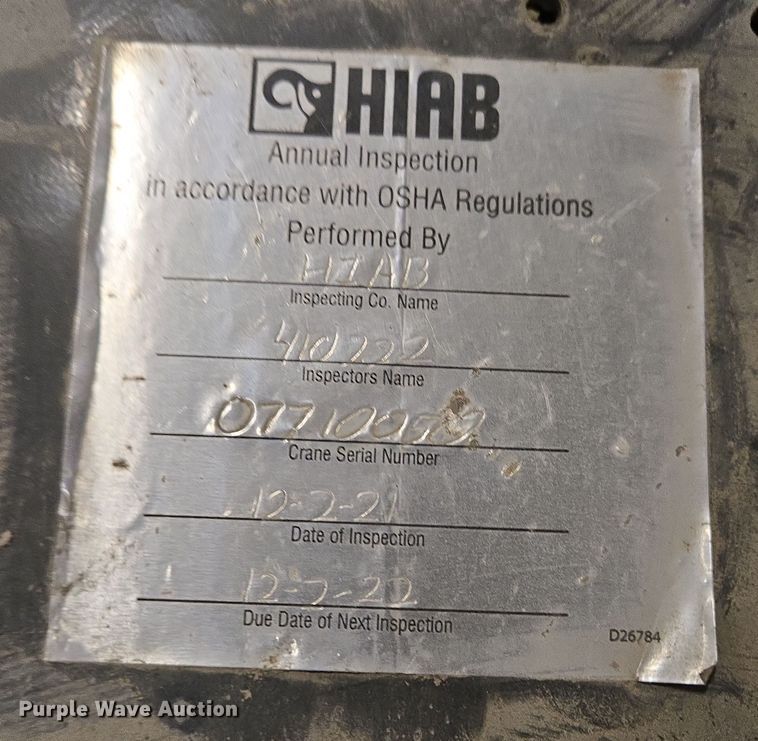 image for item EC3986 HIAB 077 B-2 CLX crane