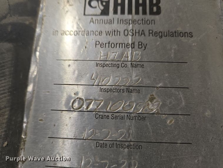 image for item EC3986 HIAB 077 B-2 CLX crane