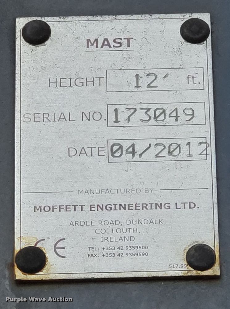 image for item EC3993 2012 Moffett M55.4 forklift