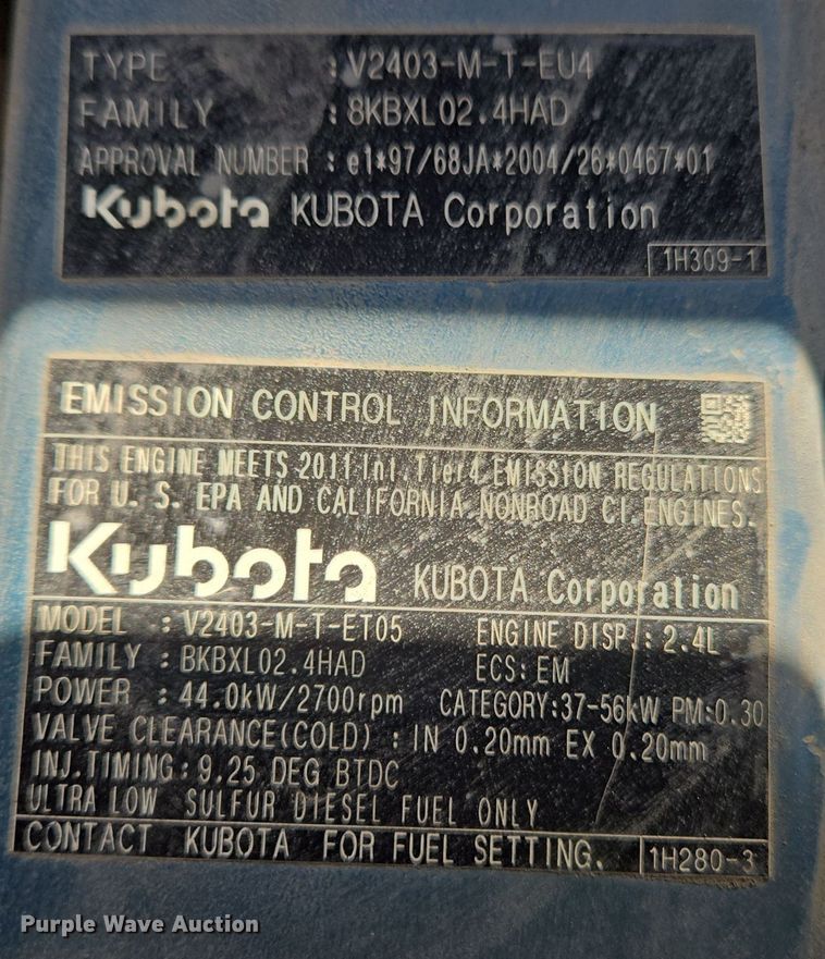 image for item EC3993 2012 Moffett M55.4 forklift