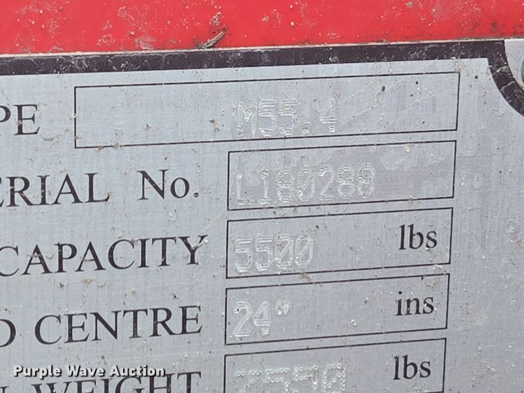 image for item EC3993 2012 Moffett M55.4 forklift